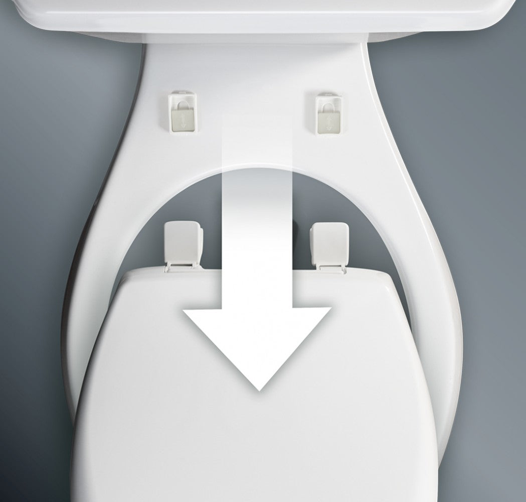 Bemis Elongated Toilet Seat Plastic, Available in White and Bone, Never Loosens Fits All Elongated Toilet Seats, Including Kohler, American Standard, And Many More. Plastic Seat and Plastic Top Hinges Installs Seat Easily From Above The Bowl. Bemis Elongated Toilet Seat Plastic, Available in White and Bone, Never Loosens Fits All Elongated Toilet Seats, Including Kohler, American Standard, And Many More. Plastic Seat and Plastic Top Hinges Installs Seat Easily From Above The Bowl.